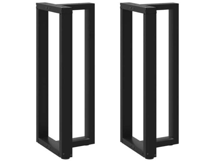 HGDFWRQW Bartischbeine T-Form 2er Set Stehtischbeine Schwarz 100cm Stabile Untergestelle aus pulverbeschichtetem Metall für Stehtische in Küche und Essbereich mit Höhenausgleich.