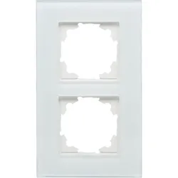Kopp 405408007 HK07 - Glas-Abdeckrahmen 2-fach, Farbe: mint