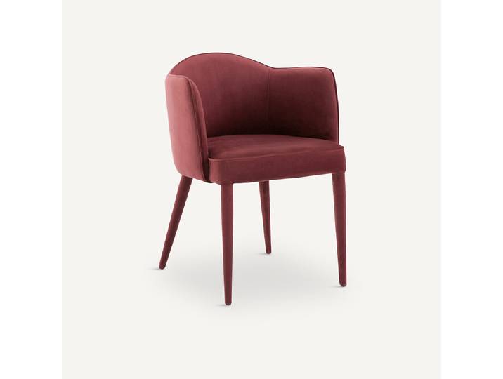 AM.PM Fauteuil de table velours, Leos Rouge Tourmaline