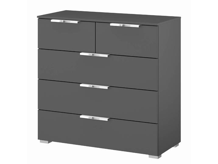 Buffet x3+2 80 x 81 x 42cm Gris/Graphite Chrome