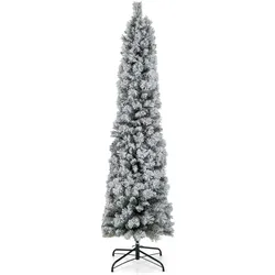 COSTWAY Bleistift-Weihnachtsbaum (180 cm)
