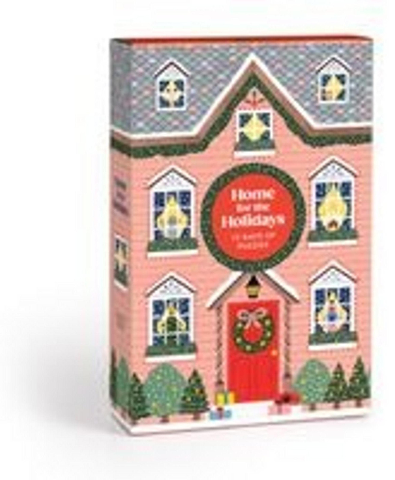 Kerstdecoratie Home for the Holidays adventskalender met 500 stukjes