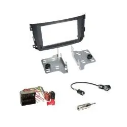 SMART Fortwo 451 Facelift 09/2010-12/2015 Autoradio 2-DIN Einbaurahmen Radiob...