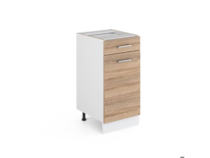 Meuble cuisine R-Line 40cm sans PT Sonoma/Blanc Vicco 29702
