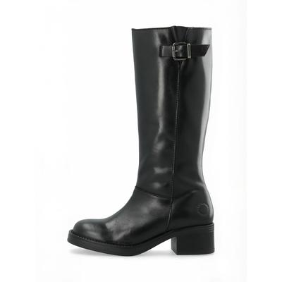 Stiefel CA'SHOTT "Ca'Shott Boots CASRIKKE", Damen, Gr. 39, Normalschaft, schwarz, Obermaterial: 100% Leder, Schuhe Stiefel