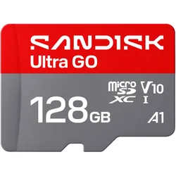 SANDISK Ultra GO R140 microSDXC 128GB, UHS-I U1, A1, Class 10