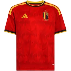 Belgien Kinderfußballshirt Home 2026, Heimtrikot mit Climacool für Training, Spiel und Fanmomente - rot / 140
