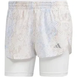 ADIDAS Damen FAST 2IN1 AOP, Größe L in Grau Grau