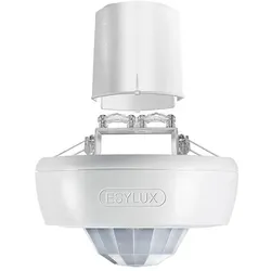 Esylux EB10431739 Deckeneinbau-Präsenzmelder 360°, Aufputz, Reichweite ca. Ø 24 m, Nulldurchgangsschaltung PD 360/24 BASIC FM