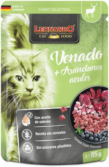 Leonardo Cardápio de Cervo + Cranberry 16 un x 85g