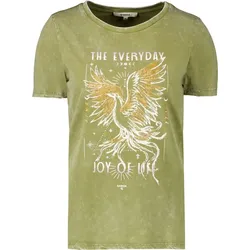 Garcia T-Shirt Damen Martini Olive XL - Farbe:Martini Olive$Größe:XL