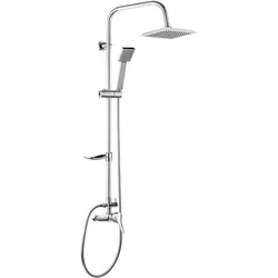Neuesbad Serie 620 1-Funktion Duschsäule mit Armatur, Chrom NB1DENBJ01SK1