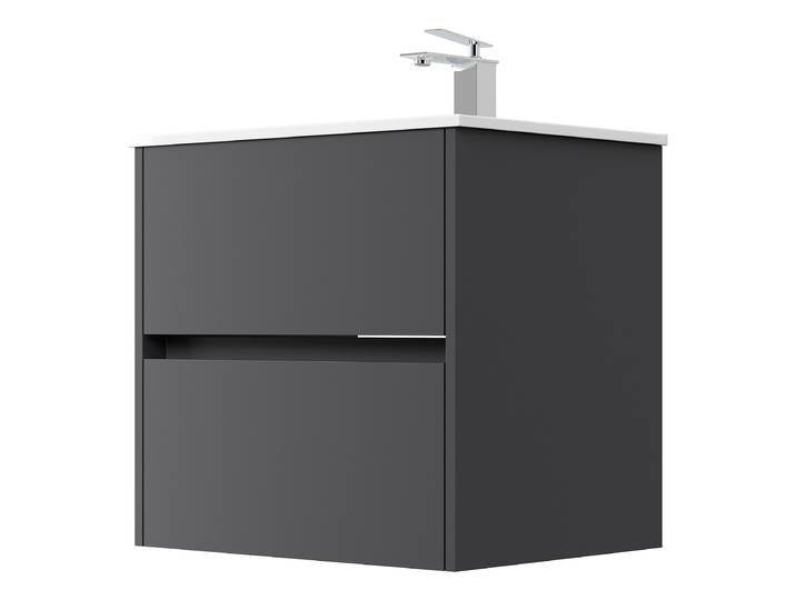 Meuble vasque Limes 62cm Gris/Graphite