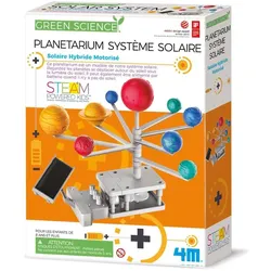 4M Kidzlabs Green Science/Hybrid Solar Engineering: Zonnestelsel Planetarium Met Motor (Franstalig)