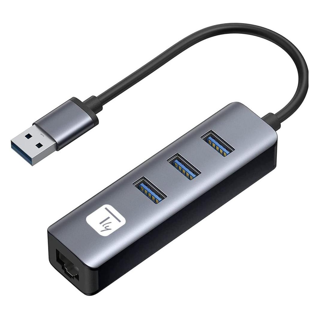 Techly Idata Usb-Etgiga3aa (USB-A, 1 Port) (IDATA USB-ETGIGA3AA)