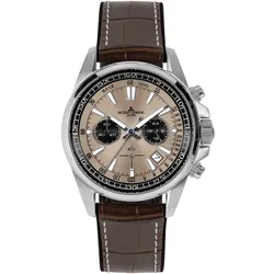 Jacques Lemans 1-2117ZF Herrenuhr Chronograph Liverpool Braun