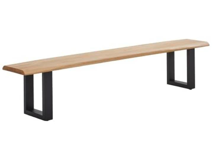Woodroom Sitzbank Gizeh 220 × 36 cm Wildeiche massiv geölt