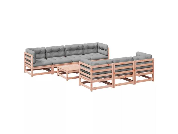 VidaXL - Garten sofagarnitur douglasienholz, One Size, Braun