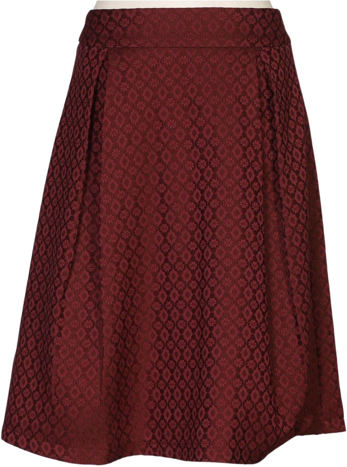 Anonyme Designer Damen Rock, Bordeaux, Gr. S, Synthetik - Second Hand