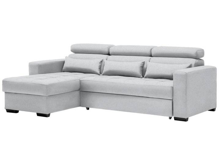 Ecksofa MONSON, Hellgrau, Stoff