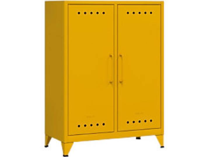 Bisley Fern Sideboard Metall 800 x 400 x 110 mm Sonnenblumengelb