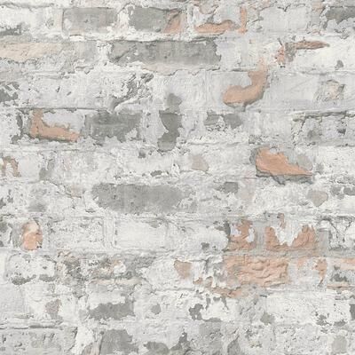 Galerie Wallcoverings Bricks and More Collection Industrial Chic Brick Matte Finish Vinyl on Non-woven Wallpaper Roll