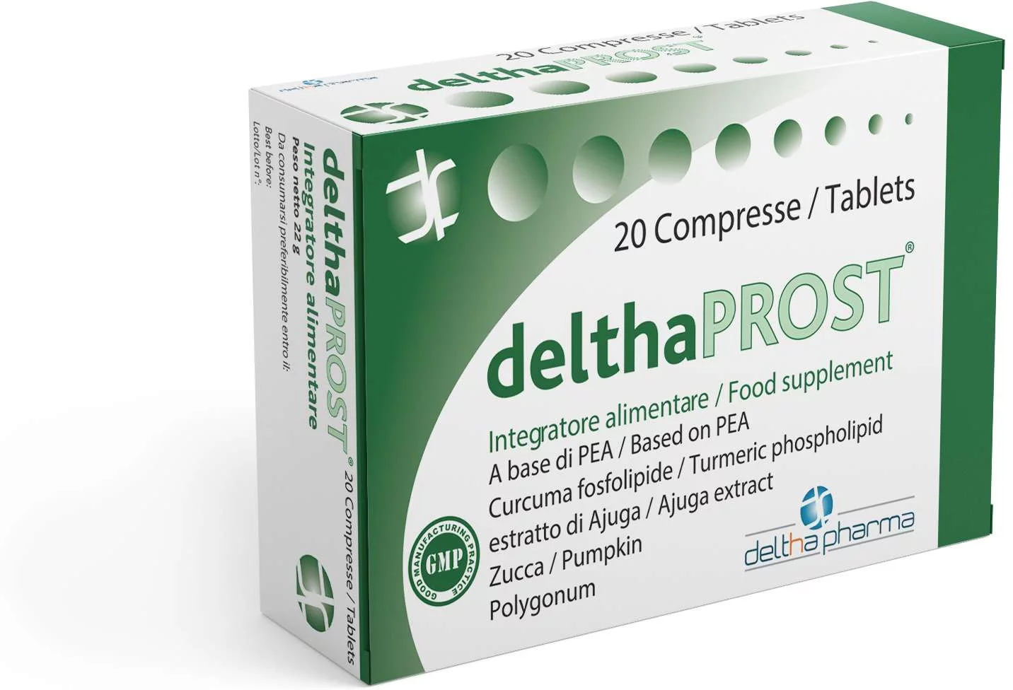 DELTHA PHARMA Srl Deltha Pharma, DelthaProst, 20 Compresse
