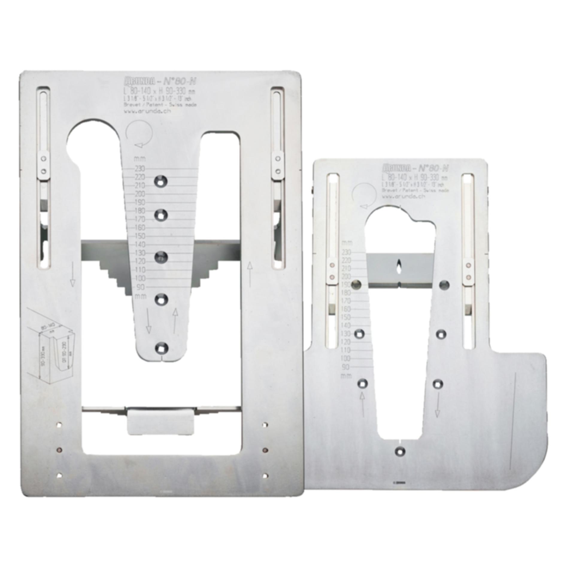Mafell Frässchablone Arunda 80N Maxi für Oberfräse LO 65 Ec 91A707 (91A707)