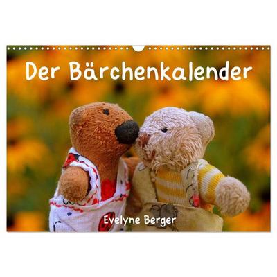 Der Bärchenkalender (Wandkalender 2027 DIN A3 quer), CALVENDO Monatskalender