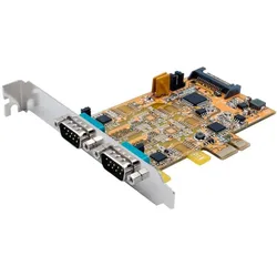 Exsys 2S Seriell RS-232/422/485 PCIe Karte, POS einstellbar (FTDI Chip-Set), Kontrollerkarte