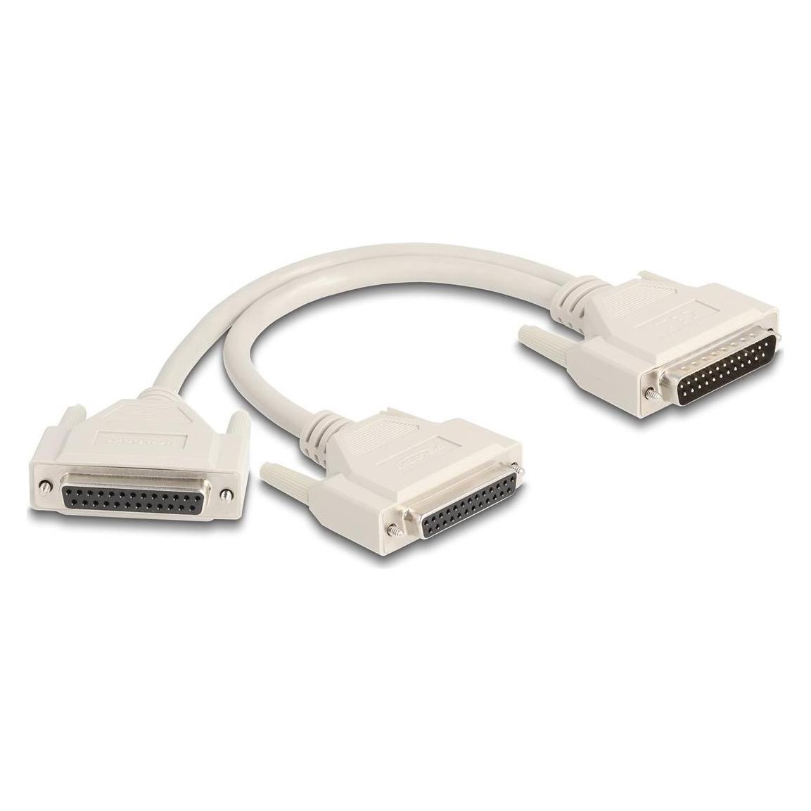 Delock D-Sub 25 - D-Sub 25 (0.30 m, VGA) (65959)