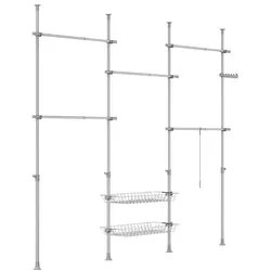 SoBuy, Garderobe + Kleiderstange, Amina