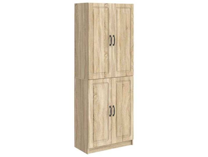 Ensemble de Meubles (2 PC) - NANAS - BAHUT - ENFILADE - Chêne Sonoma Bois d'ingénierie{3820}