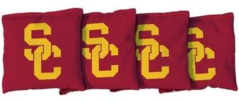 Skip's Garage USC Trojans Red Cornhole Bags