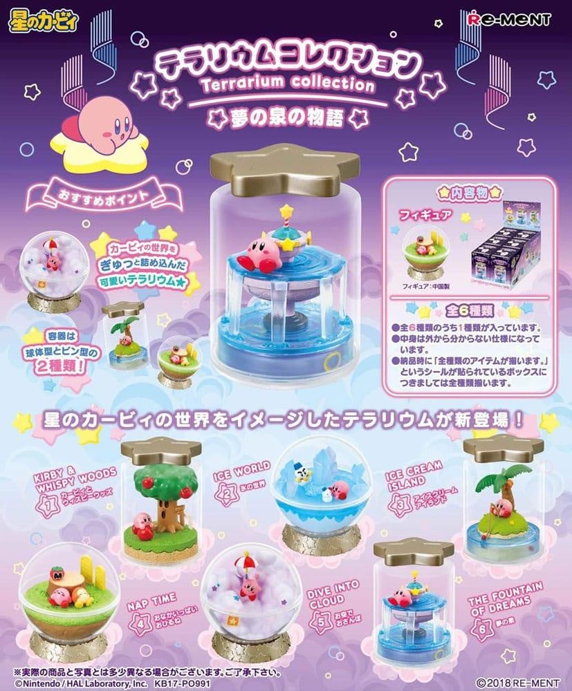 Re-Ment Kirby Mini Figuren Terrarium Collectie, 6 cm