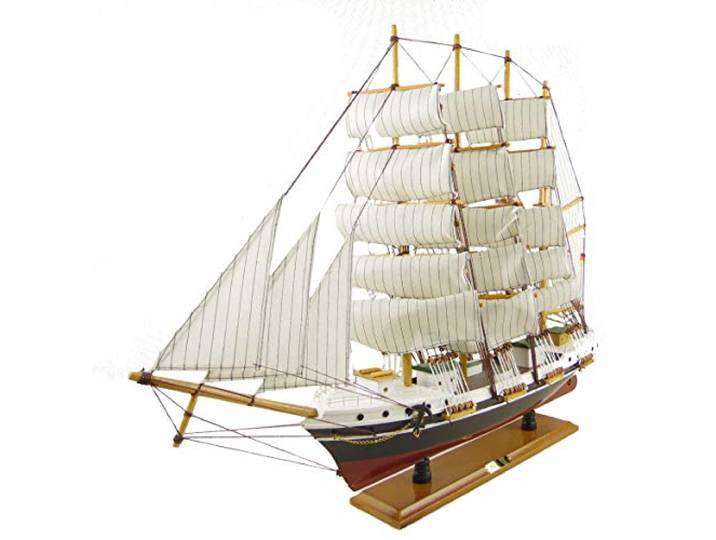 osters muschel-sammler-shop Schiffsmodell Passat - Maße B70/H55/T14 / Segelschiff/Modellschiff/Standmodell/Modellsegelschiff