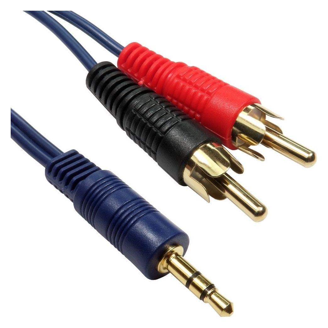 Cables Direct CDL 10m 3.5mm Stereo-2XRCA (10 m, AUX Kabel) (2TRSH-310)