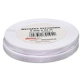 Brewis Weiss gepunktetes Satinband 6mmx22m 2St (2x) (47594589)