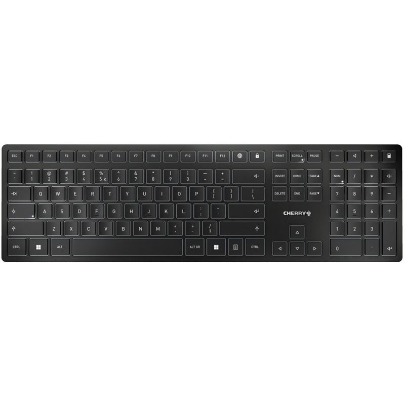 CHERRY KW 9100 Slim USB 2.4GHz Bluetooth US-International schwarz (kabellos)