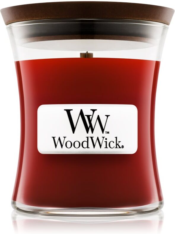 Woodwick Cinnamon Chai bougie parfumée avec mèche en bois 85 g