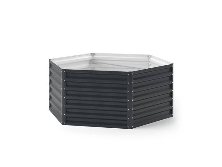 Vicco Komposter Garten, Anthrazit, 148.5 x 129 cm, Metall, Rechteckig, 148.5x60x129 cm, Gartenzubehör, Gartenpflege, Gartengeräte