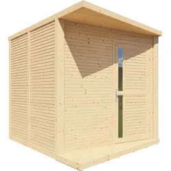 Bertilo Gartenhaus Concept - 18 mm naturbelassen