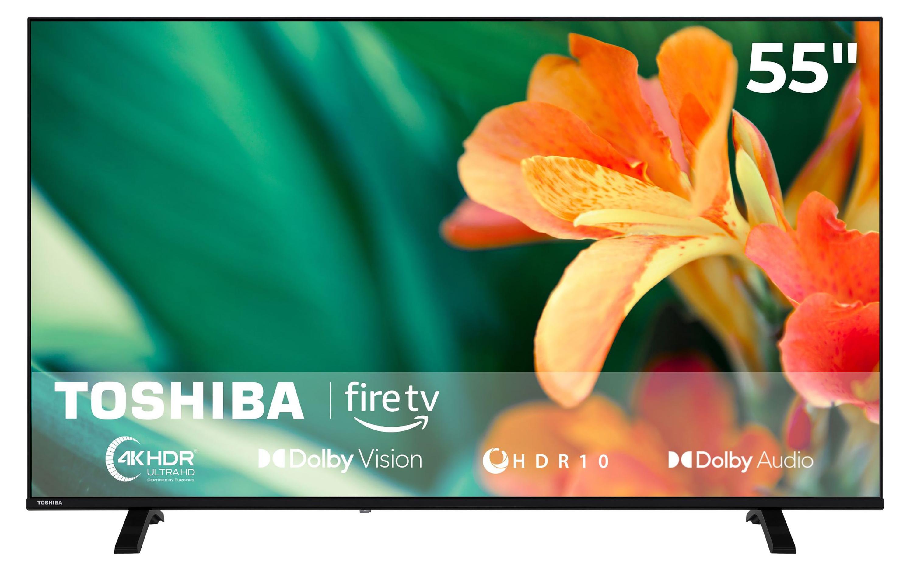 Toshiba 55UF2663DAZ Fire TV 55 Zoll Fernseher 4K Smart TV Dolby Vision HDR Alexa Triple-Tuner (2026)