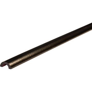 Knuffi Schutzprofil Typ R30, Bogen, PR-10228, selbstklebend, 5m Länge, schwarz, 50 x 25mm, Rohrschutz