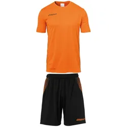 uhlsport Score Kit Set Trikot + Shorts Kinder dark orange/schwarz 116