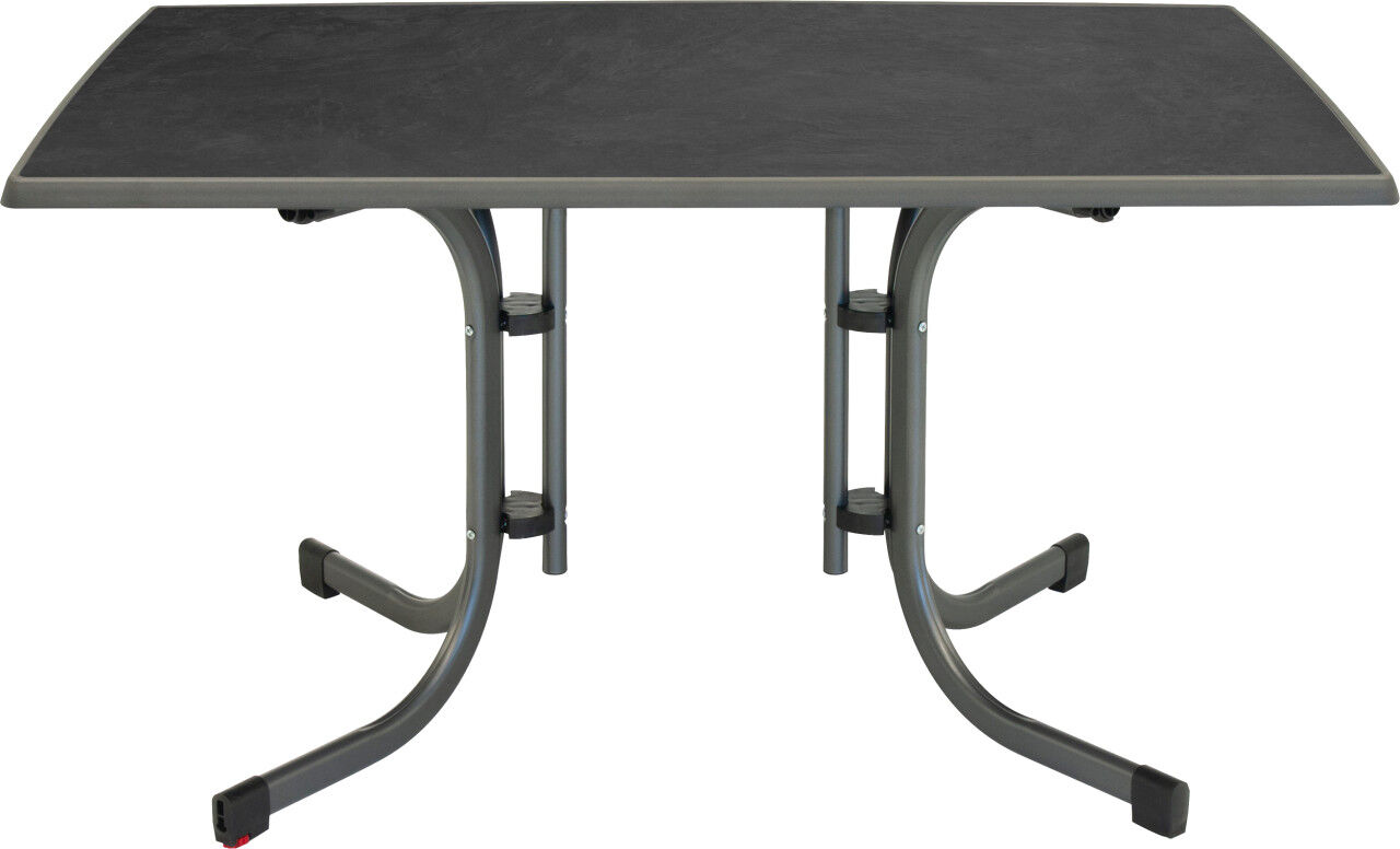 MFG Klapptisch Boulevard, 132 x 72 x 90 cm, Stahl, anthrazit/schiefer