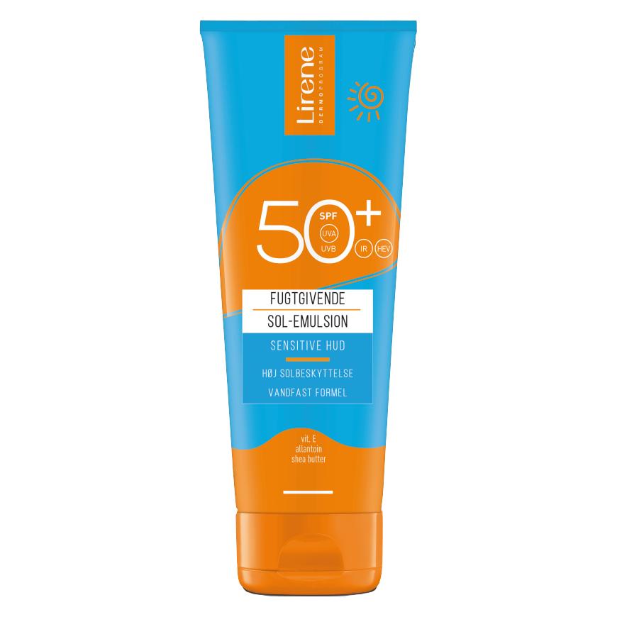 Lirene Sun Protective Emulsion For Sensitive Skin Spf50+ 120Ml (SPF 50+, 120 ml) (10E31115)