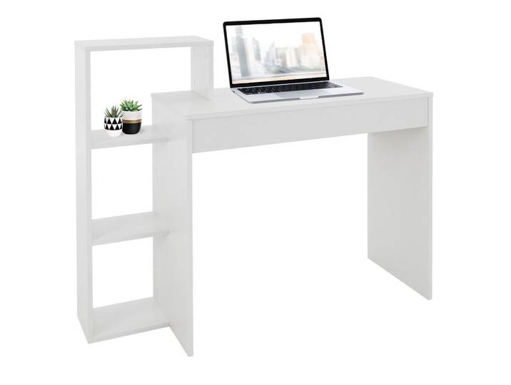 Ml-Design Schreibtisch, Weiß, 40x91x110 cm, Büromöbel, Schreibtische, Schreibtische