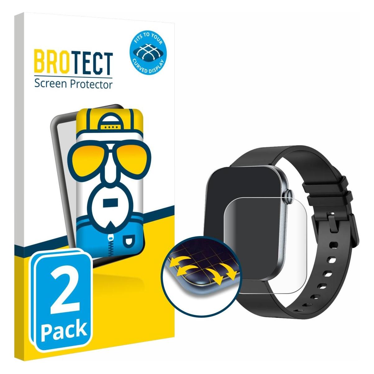 Brotect Fullscreen für Knauermann LITE 4 2026 Schutzfolie Displayschutz Folie Klar Transparent (5160767)
