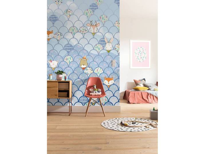 Papier peint intissé Shelly Bluewave 200cm
